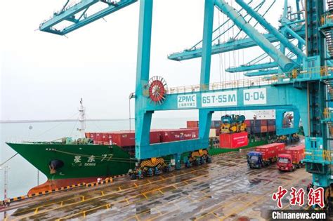 河北沧州黄骅港首条外贸集装箱航线开航-中华航运网