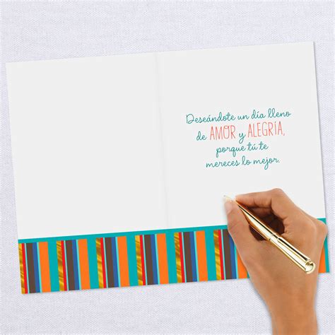 Love and Joy Spanish-Language Birthday Card for Godson - Greeting Cards ...