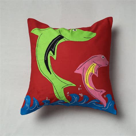 Shop Applique Work Cushion Covers | iTokri India