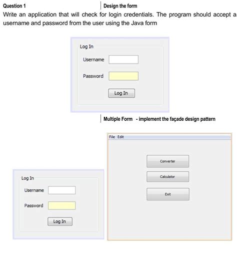 Java Program for Username and Password 的图像结果