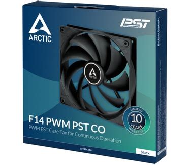 Specificaties van Arctic F14 PWM PST CO Zwart, 140mm - Tweakers