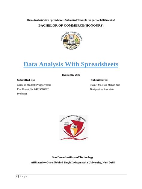 Image result for Data Analysis in Excel PDF