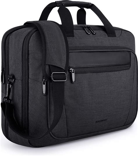 Amazon.com: BAGSMART 17.3 Inch Laptop Bag, Expandable Computer Bag Men ...