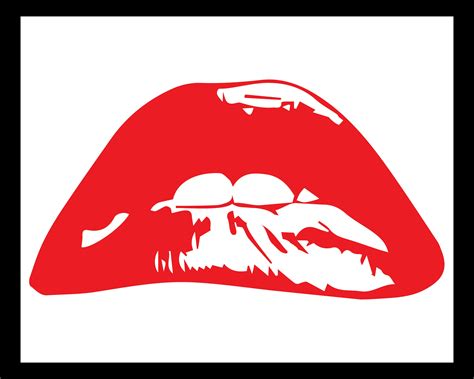Rocky Horror Picture Show Lips Drawing Clipart