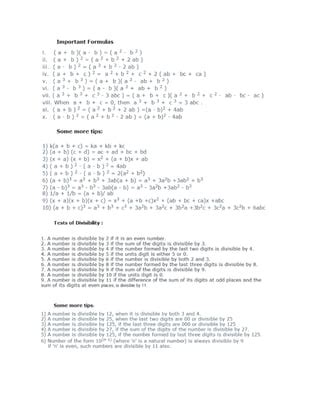 Image result for Maths Tricks for Fast Calculation PDF