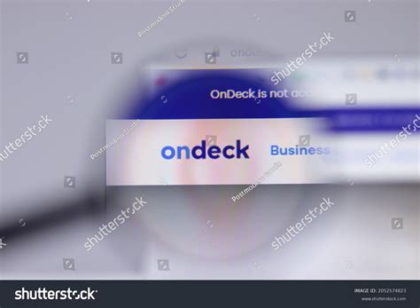 1 Ondeck Logo Images, Stock Photos & Vectors | Shutterstock