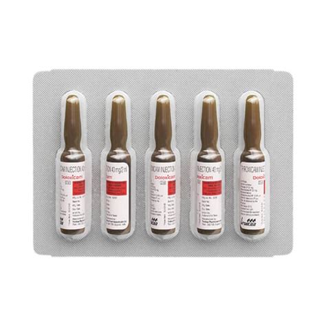 Doloxicam 20 MG/ML Injection (2): Uses, Side Effects, Price & Dosage ...