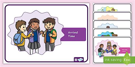 National Curriculum Daily Routine Periods Cards - Twinkl