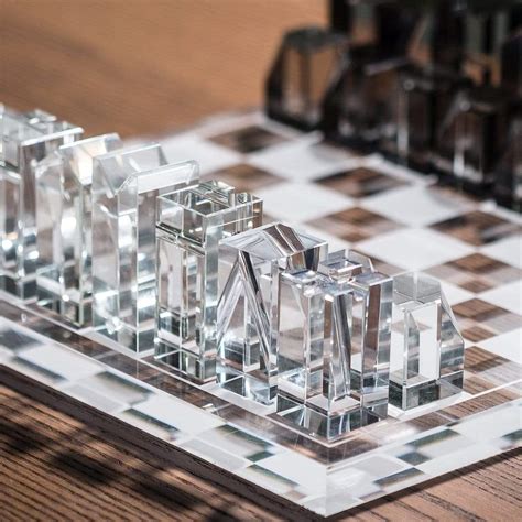 Glass Chess Set