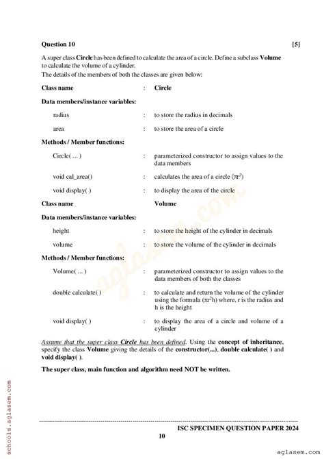 Image result for ISC Class 12 Computer Science Paper