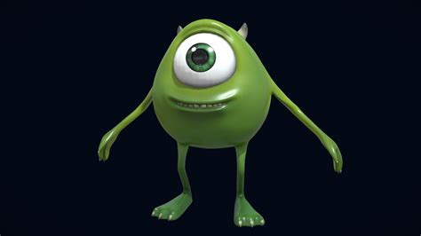Mike Wazowski - 3D model by arloopa [e4636e3] - Sketchfab