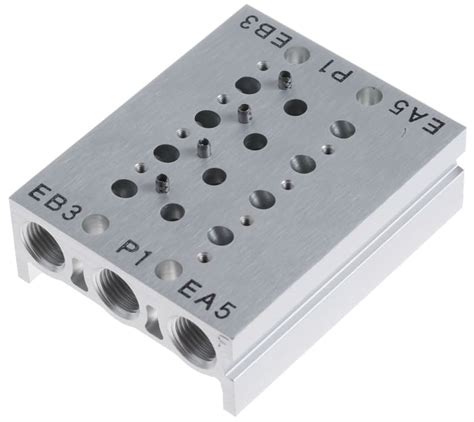SS5Y3-20-04-00F-Q SMC | SMC SS5Y series 4 station G 1/8 Manifold | 234 ...