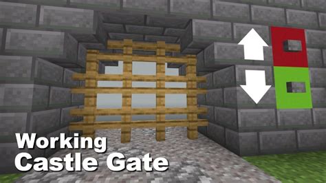 Image result for Castle Castle Gate Minecraft Tutorial