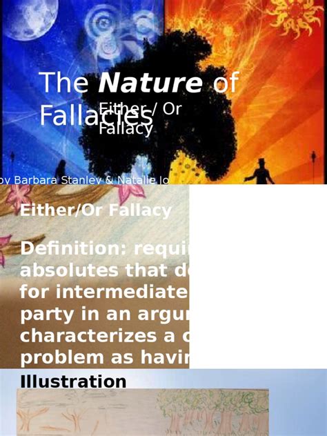 Image result for Either or Fallacy Example