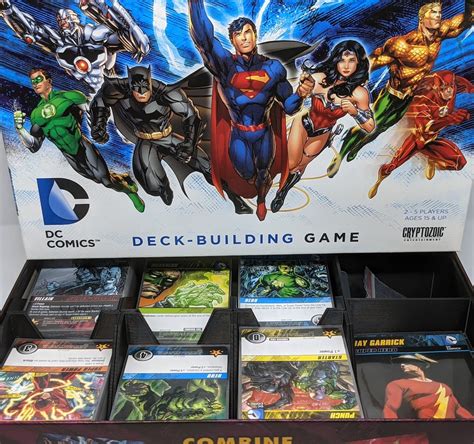 DC Comics Deck Building Insert for Sleeved Cards - 3D Printed Board ...