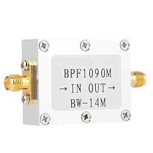 1090MHz Band Pass Filters, 14MHz SMA Interface Band Pass Filter Metal ...