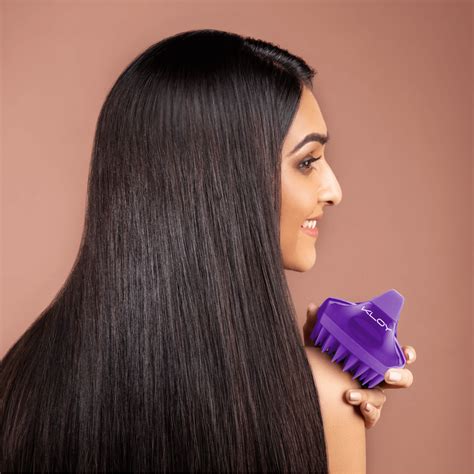 Kloy Hair Scalp Massager - Purple – Ingens Tradecom Pvt. Ltd.