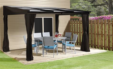 Sojag Sutton 10 ft. x 12 ft. Wall Gazebo & Reviews | Wayfair