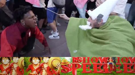 Watch IShowSpeed engage in bark-off with TikTok's viral wizard gnome