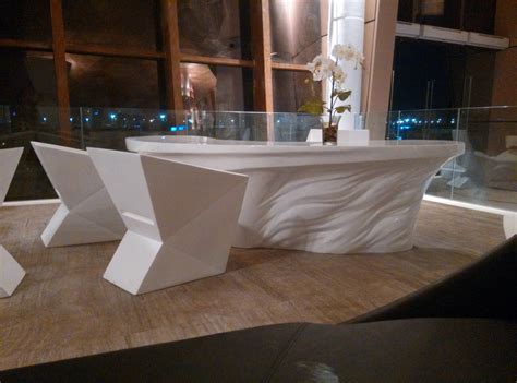 玻璃钢创意服务台前台吧台_玻璃钢前台 - 欧迪雅凡家具