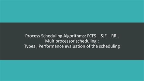 Image result for Scheduling Algorithms Explained