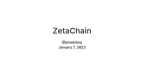 ZetaChain — Teletype