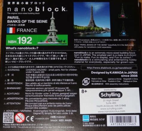 Buy Paris, Banks of the Seine Nanoblock Micro Sized Building Blocks ...