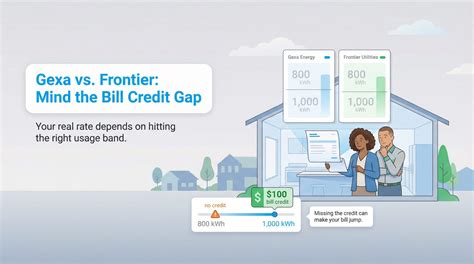 Gexa Energy vs. Frontier Utilities Comparison: Rates, Fees, and Bill Credits Explained ...