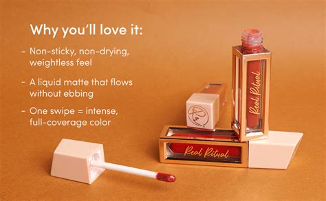 Buy The Real Ritual Liquid Matte Lipstick for Women | 12 Hrs Long ...