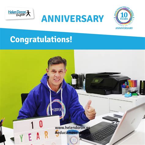 Congratulations Helen Doron English Linares! 🎉🎉🎉 Se cumplen 10 años ...