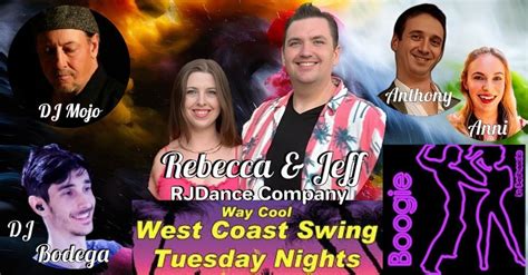 WCSwing Tuesday Lessons & Dance w/REBECCA & JEFF plus Anthony, Anni ...