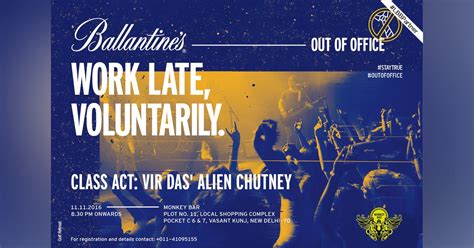 Work Woes? The Ballantine’s #OutOfOffice Party Is For You & Your Crew | LBB
