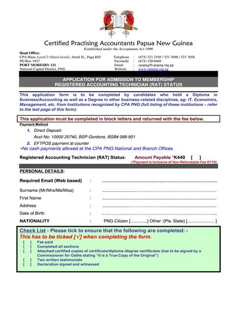 2020-2026 Form PG CPA Application for Admission to Membership ...