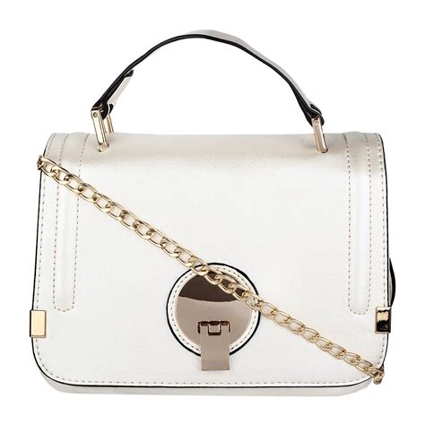 Buy NYARA White PU Sling Bag For Women (NYARA-1008) at Amazon.in
