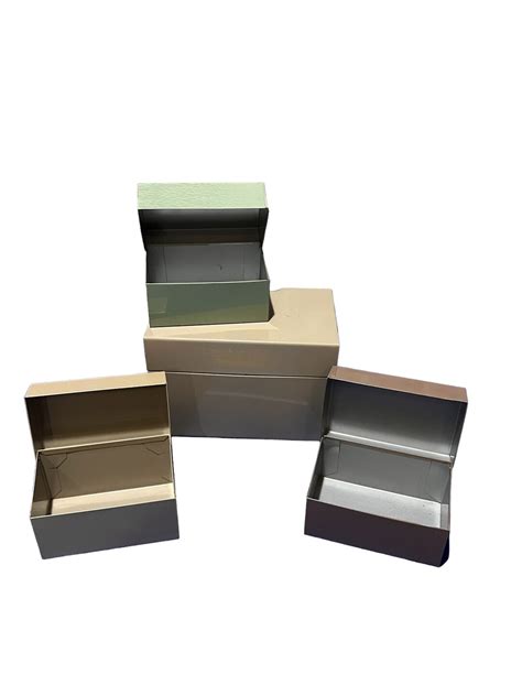 Image result for Colored Card File Box