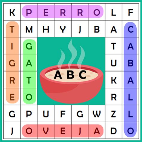 Sopa de Letras Pasatiempo - App on Amazon Appstore