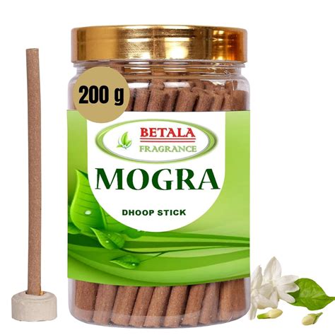 Betala Fragrance Mogra Flavour Dhoop Sticks for Pooja, Dhoop Batti Pack ...
