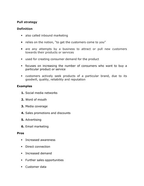 Image result for Pull Strategy