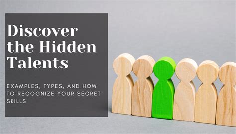 Discover the Hidden Talents: Examples, Types, and How to Recognize Your Secret Skills