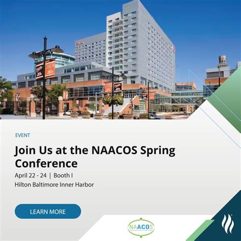 Headed to the 2025 NAACOS Spring Conference in Baltimore? Make sure to ...