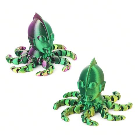3D Printed Octopus - A Fusion Of Realistic Octopus And Transformable ...