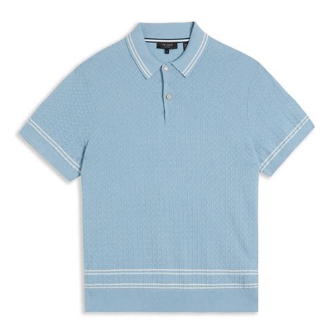 Buy Men Blue Contrast Polos Online - 904051 | The Collective