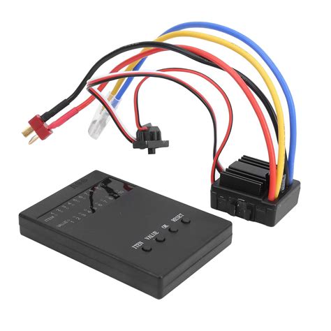 1/8 ESC Program Card, 80A Waterproof Easy to Installation Electronic RC ...