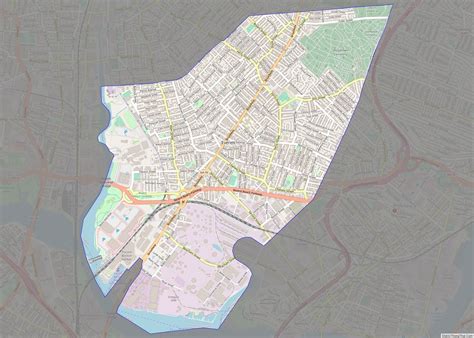Map of Everett city, Massachusetts - Thong Thai Real
