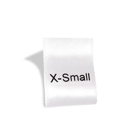 Wunderlabel Big Printed Size Label Woven Crafting Craft Fashion Ribbon ...