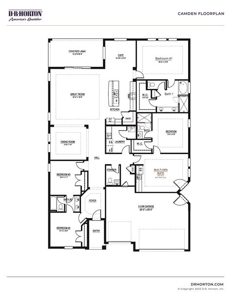 Dr Horton Multi Gen Floor Plans Florida | Viewfloor.co