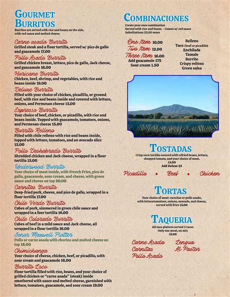 Explore Our Menu | Mi Mexico Restaurant in Cortez