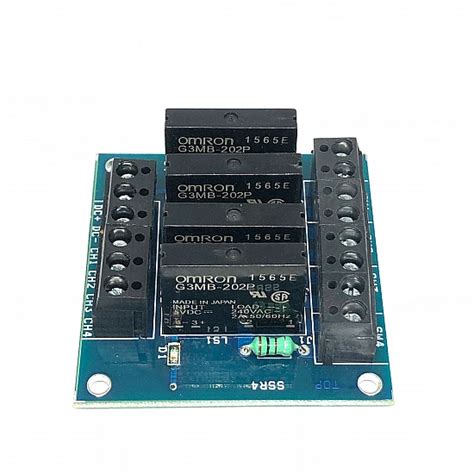5V 4 Channel SSR Relay Module (Solid State Relay Module) with Fuse Sensor