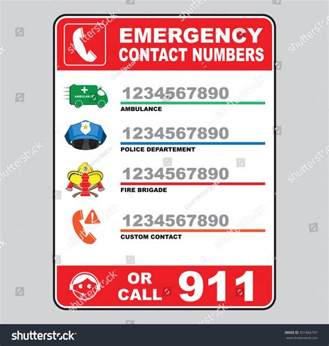 7,018 Emergency phone number Images, Stock Photos & Vectors | Shutterstock