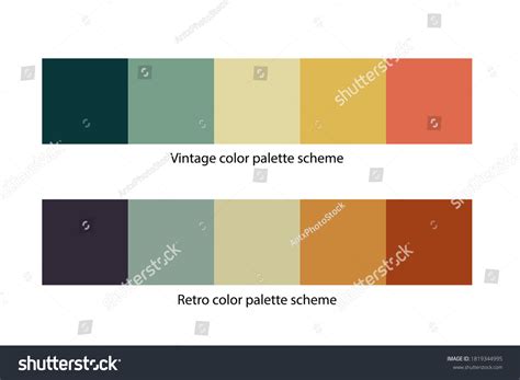 16,213 Vintage color scheme 图片、库存照片和矢量图 | Shutterstock